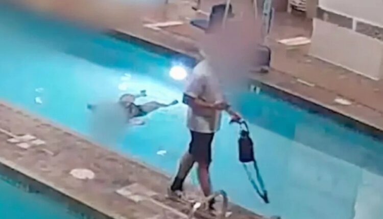 Tronditëse/ 58-vjeçarja mbytet në pishinë, njerëzit notonin pranë saj, por askush nuk e ndihmoi (VIDEO)