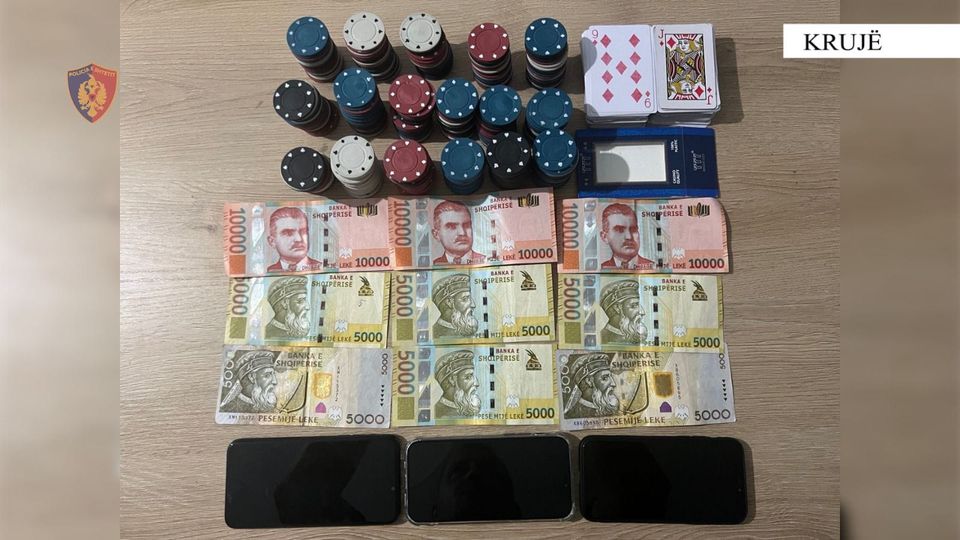 U kapën duke luajtur lojëra fati, tre të arrestuar dhe një nën hetim