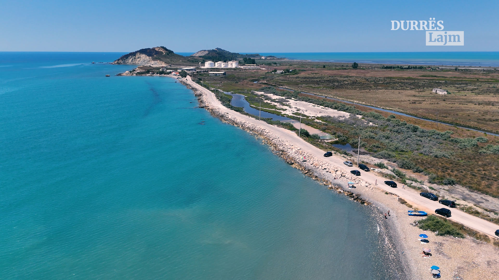 Tranquility and natural landscape, in Porto Romano are some of the most beautiful beaches of Durrës (VIDEO)