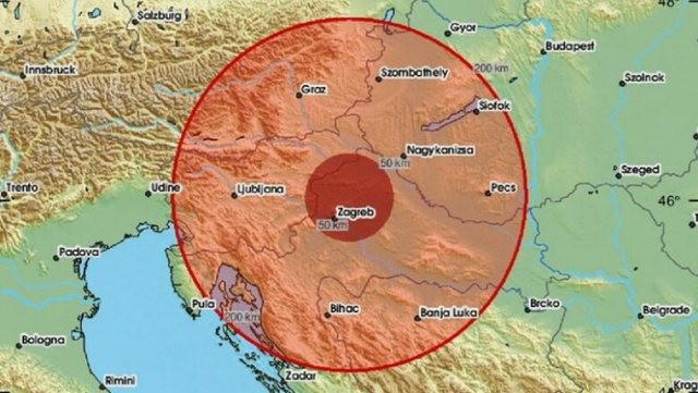 Kroacia goditet nga një tërmet, ja magnituda dhe epiqendra