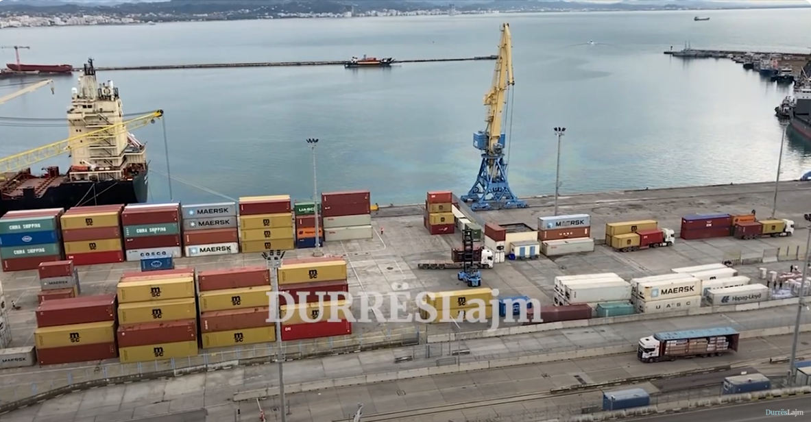 6 mujori 2024/ Rriten me 15% volumet e mallrave në kompleksin portual Durrës-Porto Romano (VIDEO)