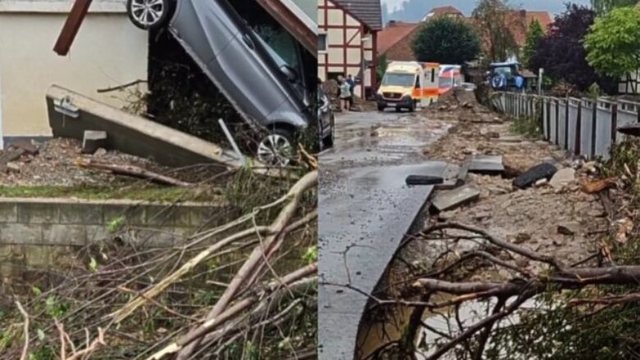 “Çmendet” moti në Gjermani, njerëzit bllokohen në automjete