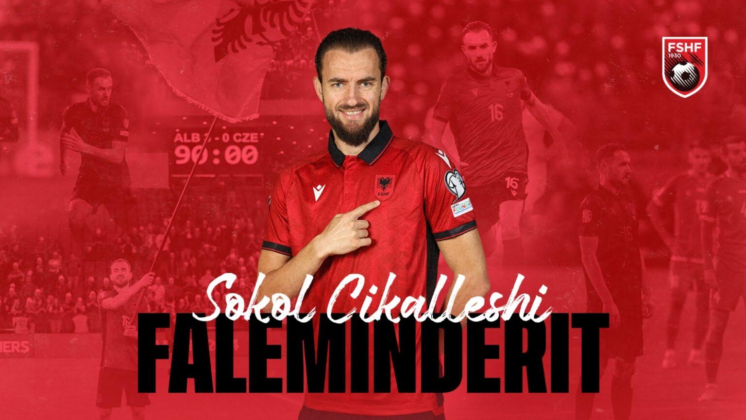 FSHF falenderon 3 muaj me vonesë Cikalleshin për kontributin me kombëtaren 