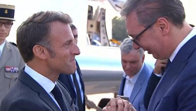 Macron arrin në Serbi, më vonë pritet të deklarohet para mediave