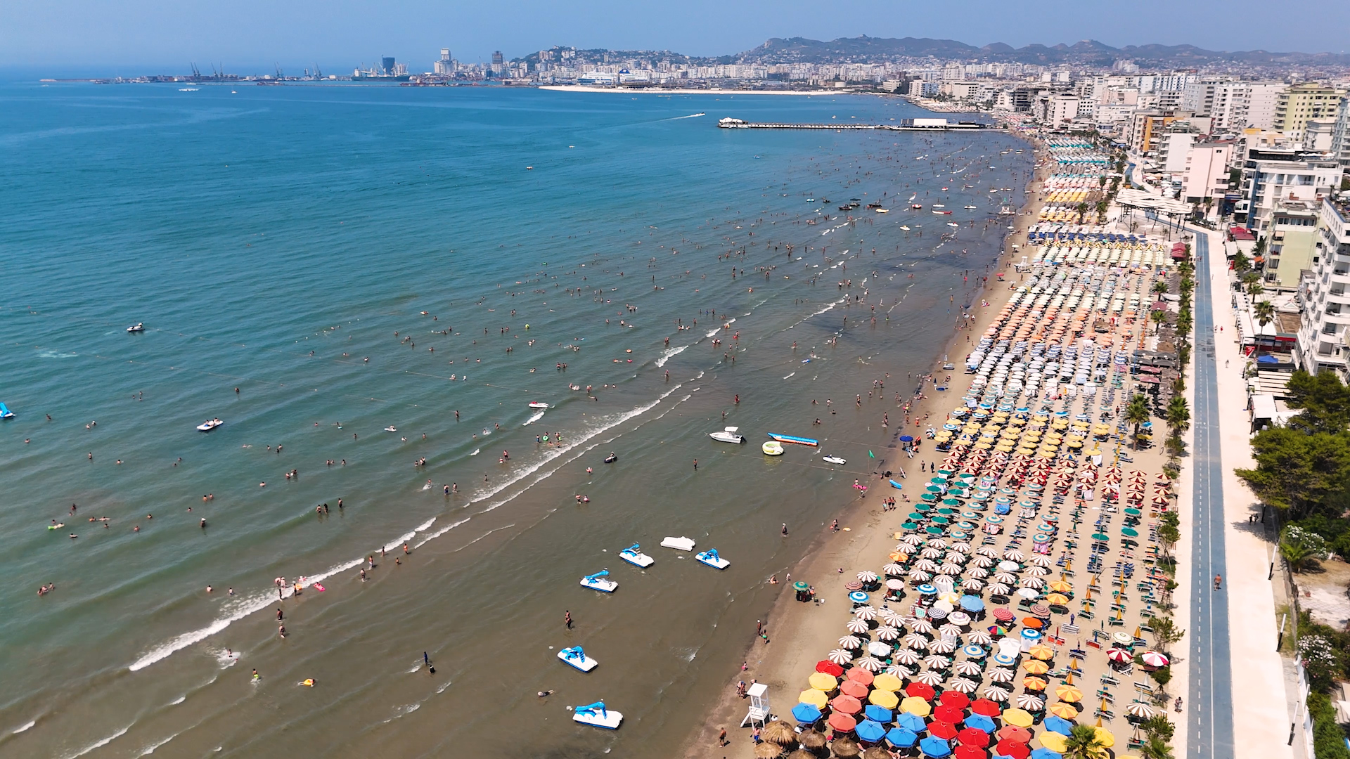 Tranquility and natural landscape, in Porto Romano are some of the most beautiful beaches of Durrës (VIDEO)