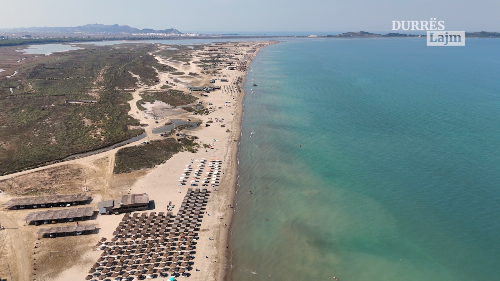 Tranquility and natural landscape, in Porto Romano are some of the most beautiful beaches of Durrës (VIDEO)