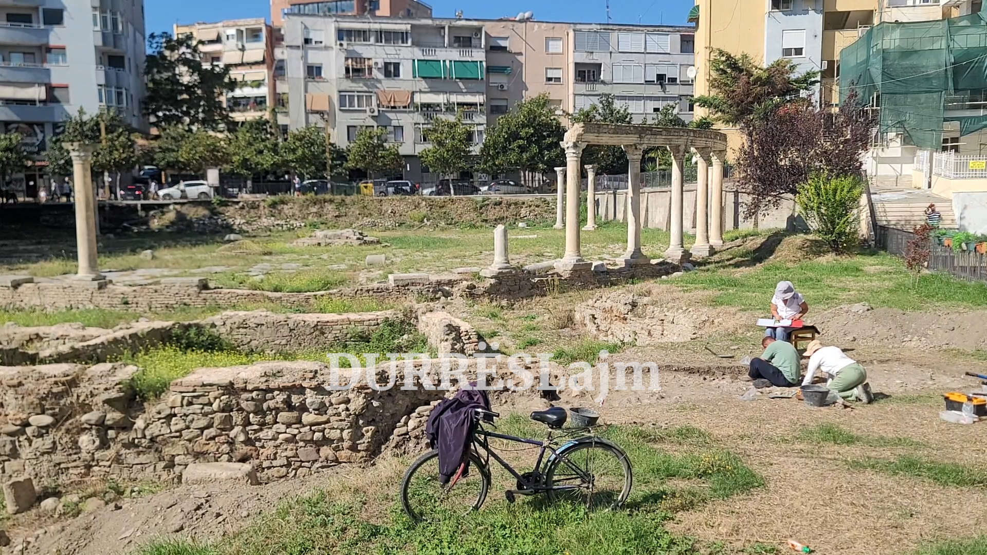 Gërmime në Forumin bizantin të Durrësit, ekspedita arkeologjike zbulon… (VIDEO)