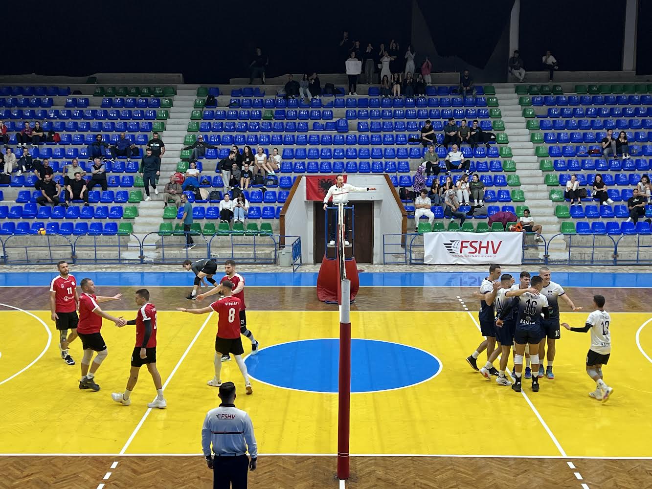 Volley meshkuj, Teuta thyen Studentin në një ndeshje emocionuese