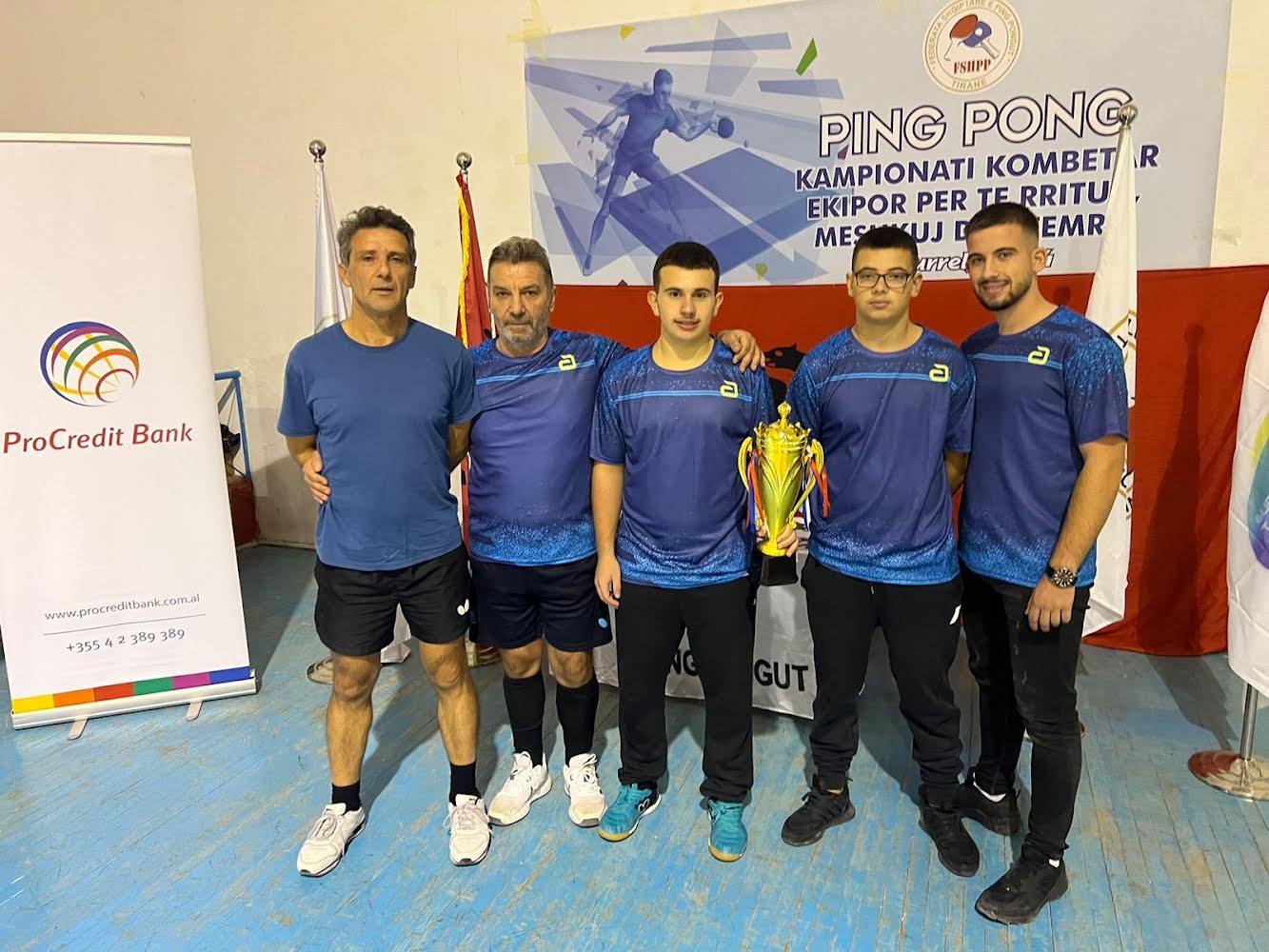 Ping-Pong, meshkujt dhe femrat e Teutës, shpallen kampion të Shqipërisë