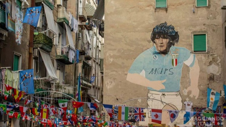 Muralja e Maradonës, vendi i dytë turistik më i vizituar në Itali