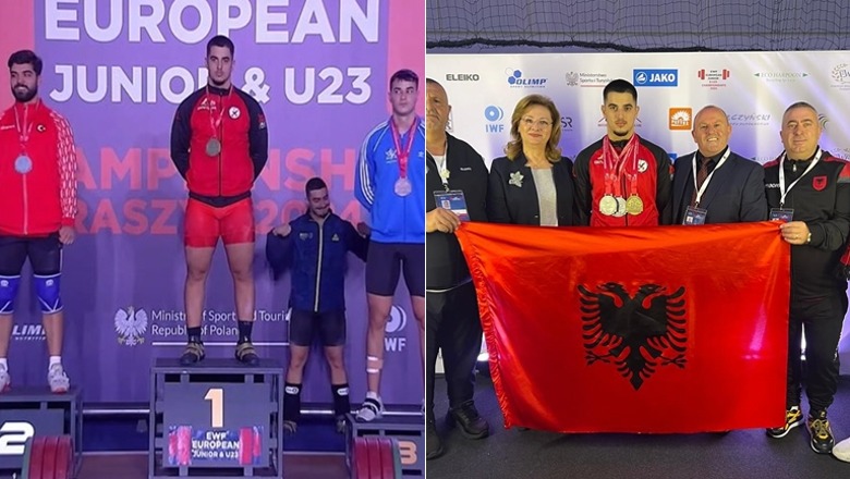 Peshëngritësi shqiptar Ertjan Kofsha, merr tre medalje! Shpallet nënkampion Evrope në Poloni