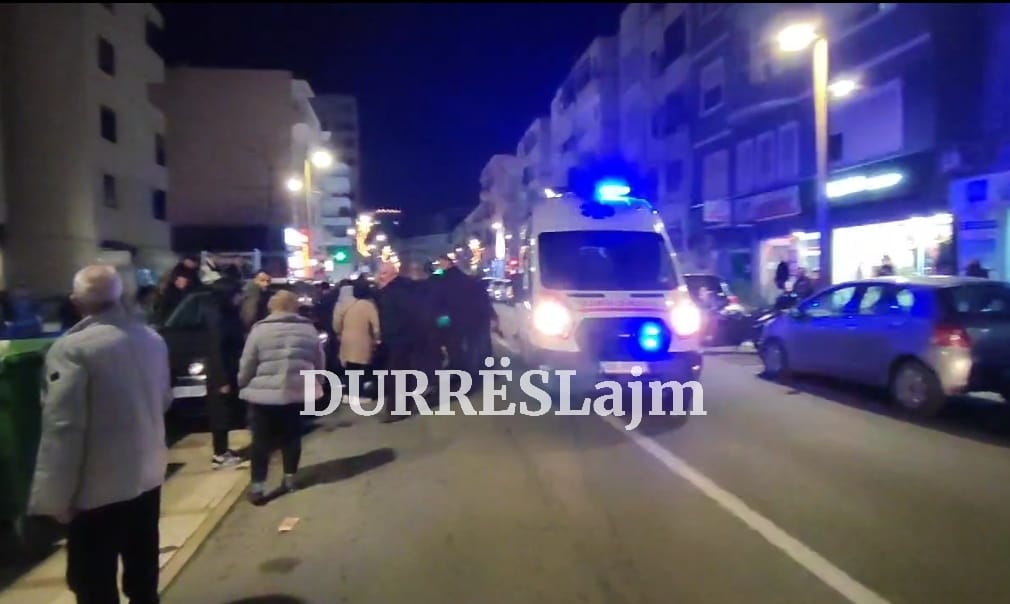 Durrës, 60-vjeçarja goditet nga një automjet në lagjen 4, mbërrin autoambulanca (Video)