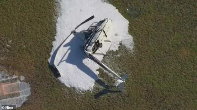 Rrëzohet helikopteri në Australi, plagosen dy persona, dalin pamje nga vendi i ngjarjes (VIDEO)
