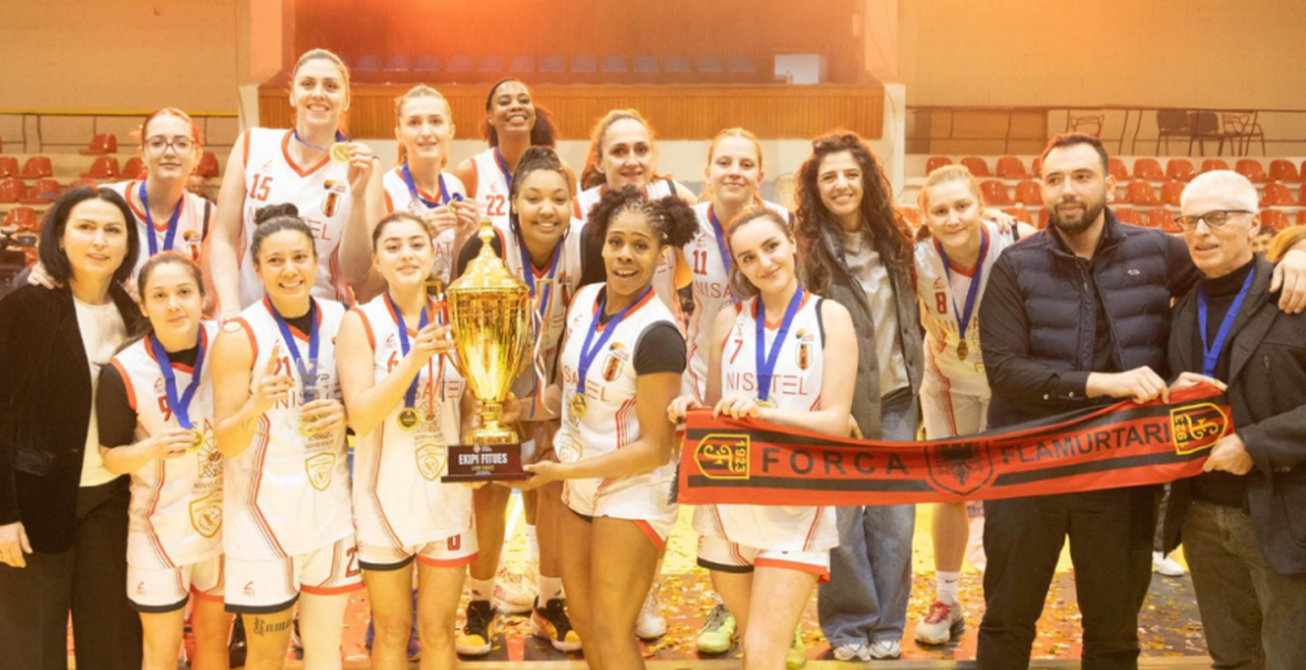 Flamurtari shpallet kampion i Shqipërisë në basketboll për femra, mund Tiranën në finale