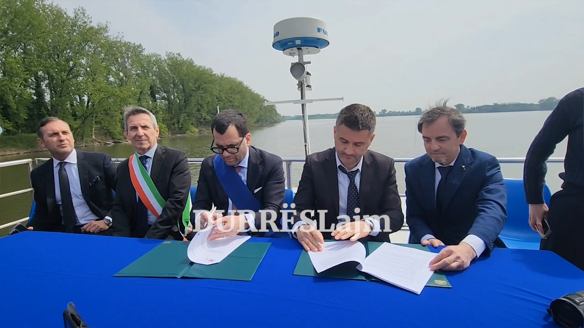 Mantova dhe Durrësi firmosin marrëveshje bashkëpunimi portual (VIDEO)