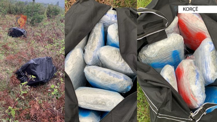 Çanta me drogë drejt Greqisë, sekuestrohen mbi 32 kg kanabis