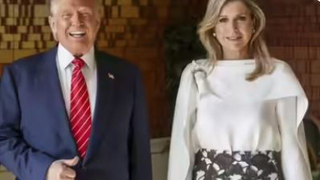 Video-ja e mbretëreshës së Hollandës bën xhiron e rrjetit/ Ja momenti kur Máxima imiton Trump gjatë takimit mbretëror