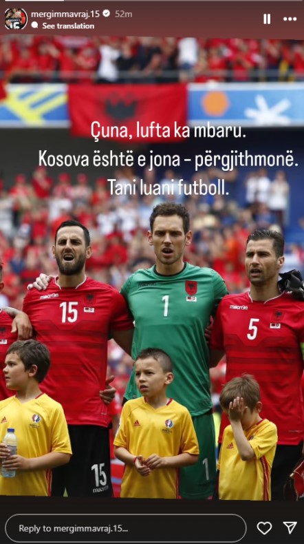 Ish-kapiteni i Shqipërisë para ndeshjes: Kosova është e jona përgjithmonë, tani luani futboll