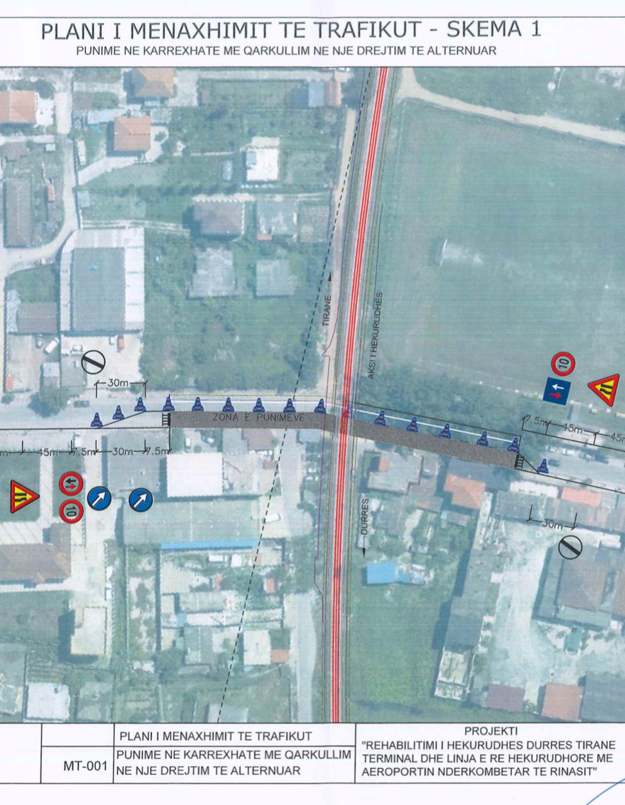 Segmenti Sukth–Kullë i bllokuar, Policia Bashkiake Durrës paralajmëron qytetarët për devijim të qarkullimit