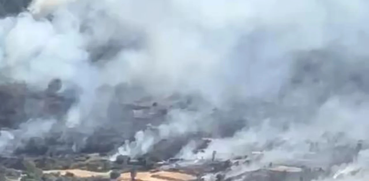 Shtatë fshatra të djegura në Gramsh! Zjarri ende jashtë kontrollit