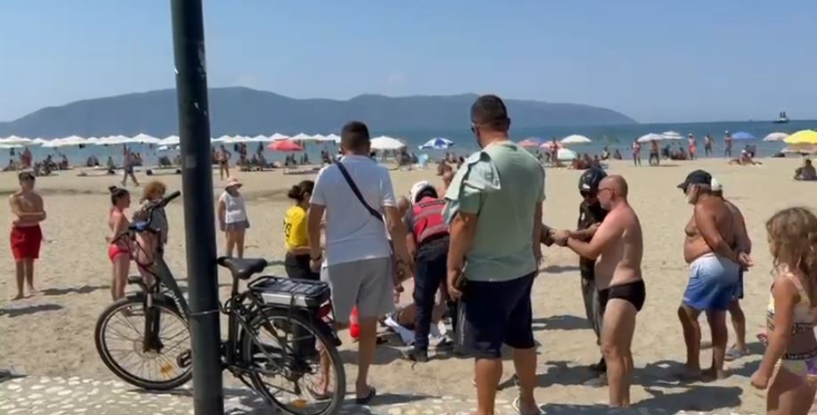 Rrëzohet në Vlorë parashutistja, po fluturonte përgjatë bregdetit të Lungomares