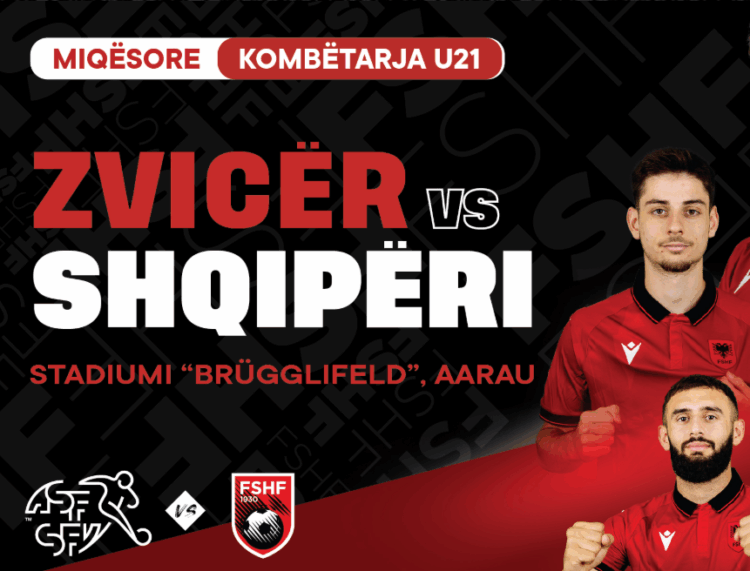 U-21/ Shqipëria do të përballet me Zvicrën në miqësore, në shtator