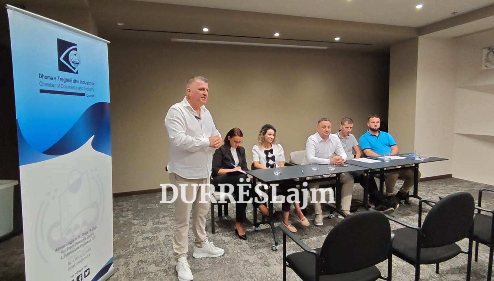 Video/ Zgjidhet kryetari i ri i Dhomës së Tregtisë Durrës