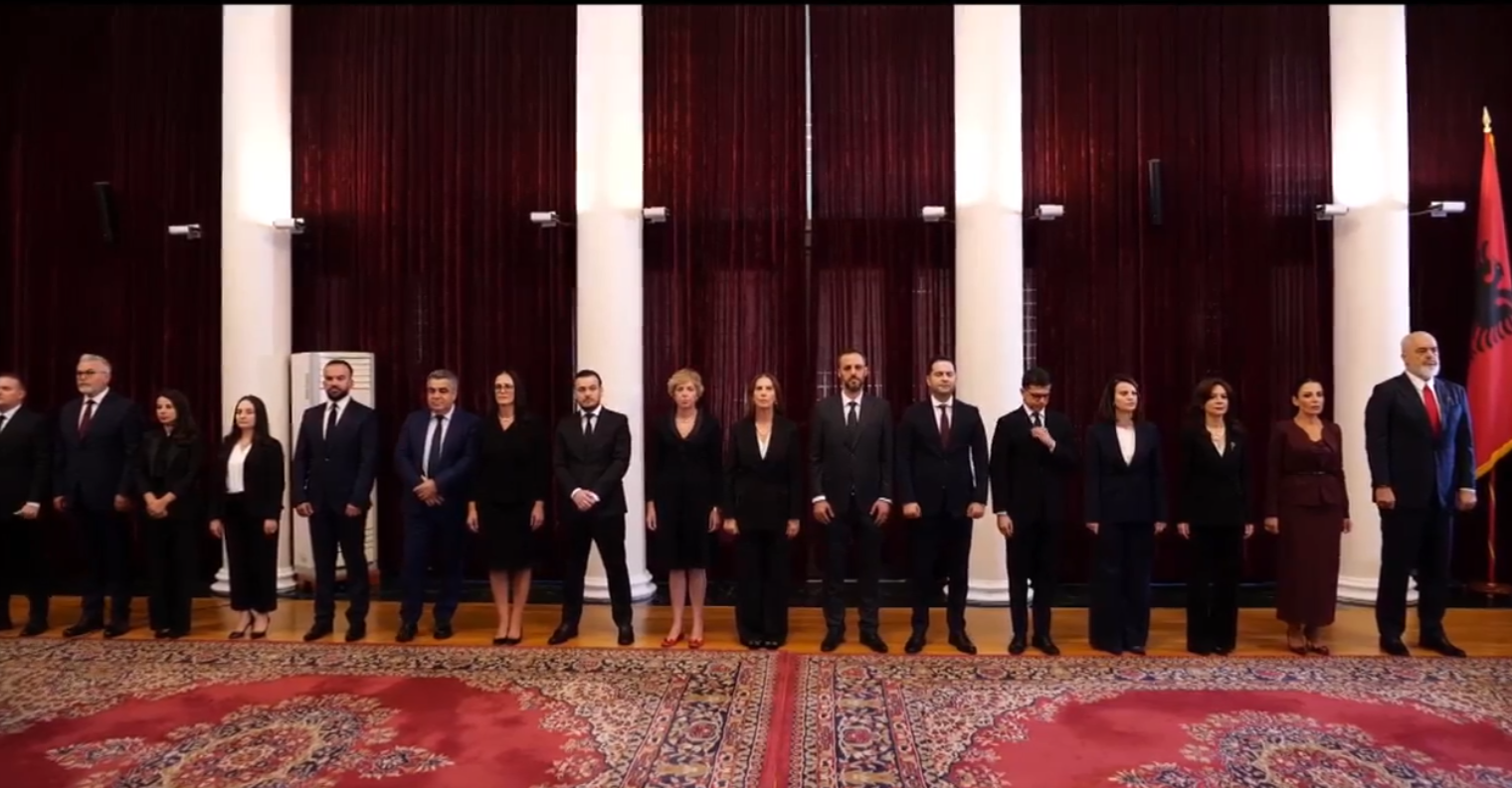 Ceremonia formale në Presidencë, betohet kabineti qeveritar &#8220;Rama 4&#8221;