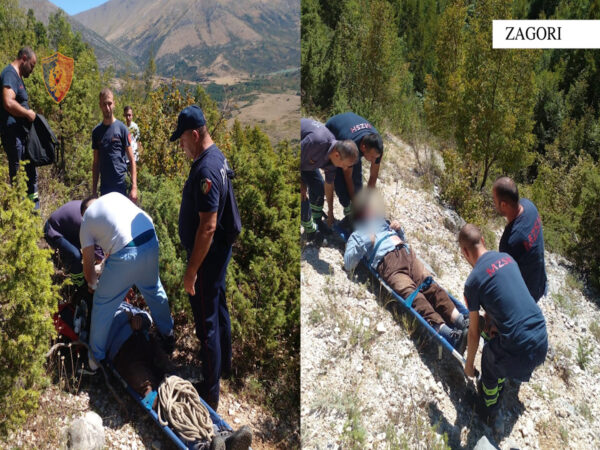 Kishin mbetur të bllokuar në malin mbi fshatin Ndëran, shërbimet e policisë i vijnë në ndihmë tre shtetasve