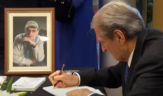 Homazhet për Dhimitër Anagnostin, Berisha nderon figurën e regjisorit të madh