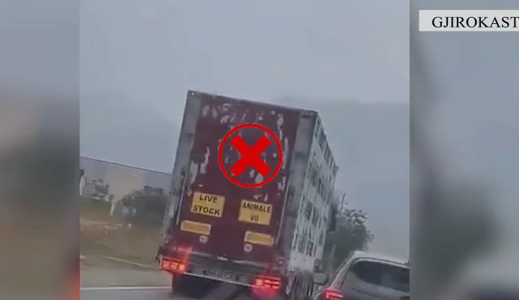Kamioni kreu parakalim të rrezikshëm në aksin Kakavije-Gjirokastër, e pëson shoferi