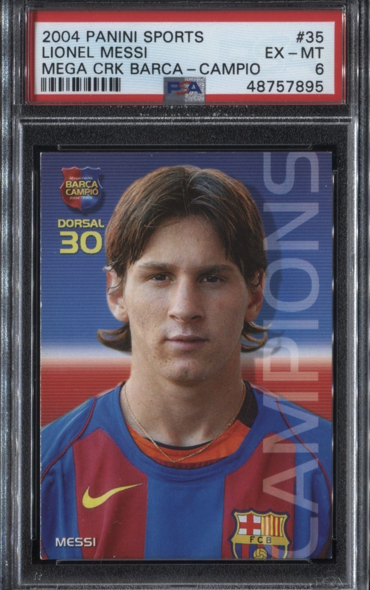 Karta e Mesit që nga Barcelona në 2004-ën shitet për 1.5 milion dollarë