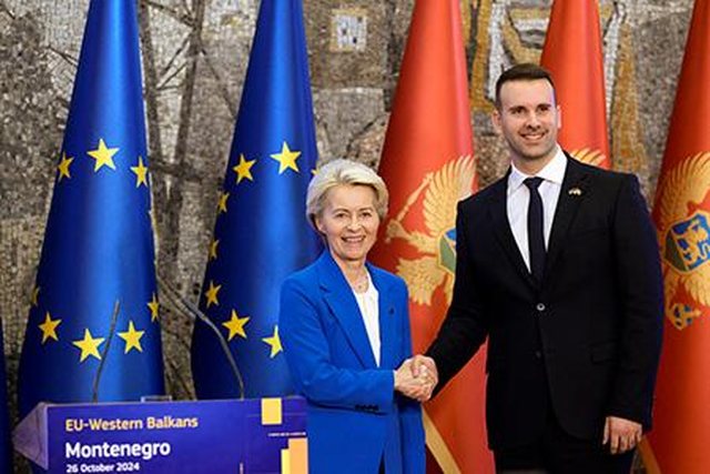 Von der Leyen në Mal të Zi: Shembull të përparimit të qëndrueshëm në rajon