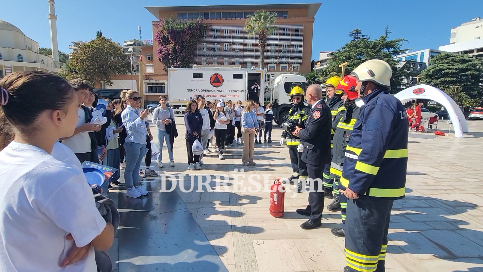 Fushata kombëtare “Mbrojtja Civile në Turne 2025” ndalet në Durrës (VIDEO)