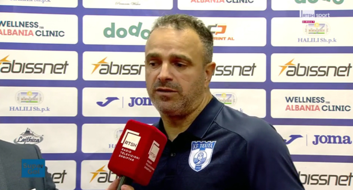 Trajneri i Teutës Dobi: Vuajtëm finalizimin para porte, në pjesën e parë meritonim dy gola