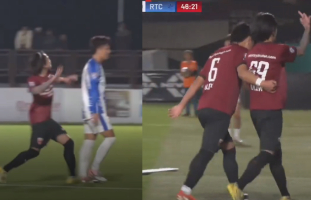 Skena larg normales në kontinentin e Azisë, i gjuan rivalit pa mendje dhe tregon gishtin e mesit 