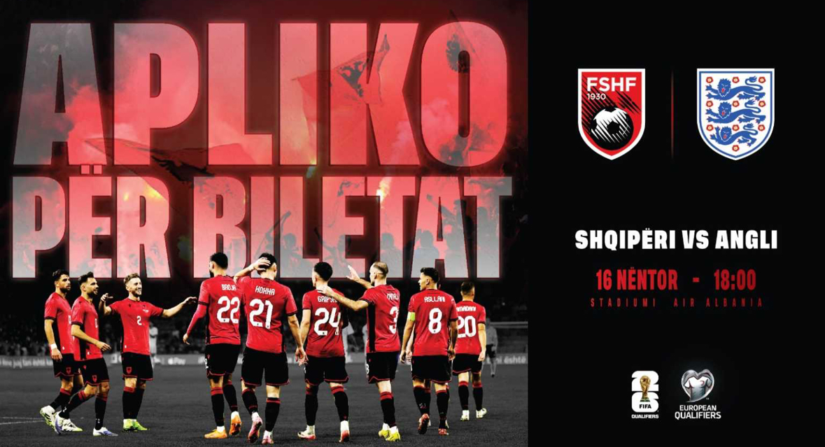 Biletat e ndeshjes Shqipëri-Angli, çmime rekord në tregun e zi