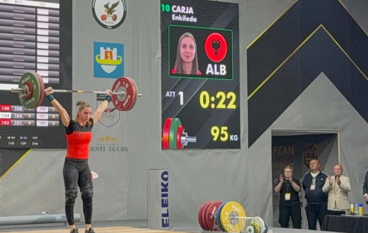 Enkileda Carja kampione e trefishtë e Europës!