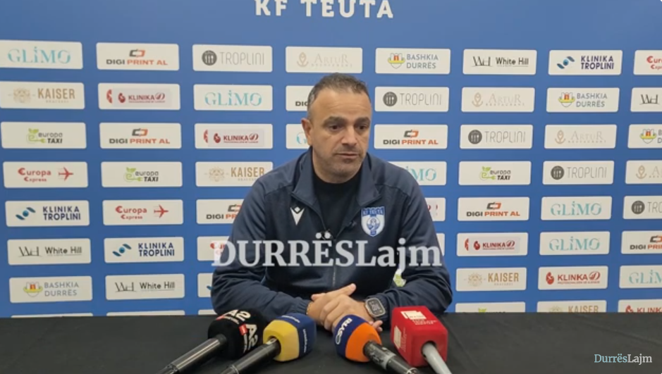 Trajneri i Teutës, Dobi: Ndeshja kundër Tiranës një finale e vogël që duam ta fitojmë (VIDEO)