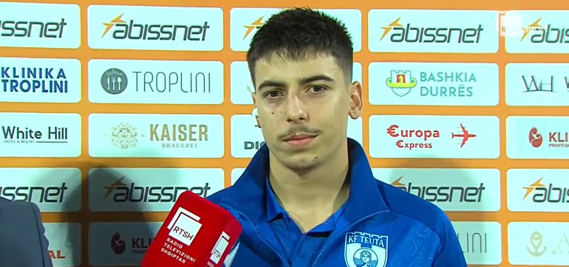 Shënoi gol në ndeshjen e parë si titullar me Teutën, Arifi: Kisha shumë që e prisja