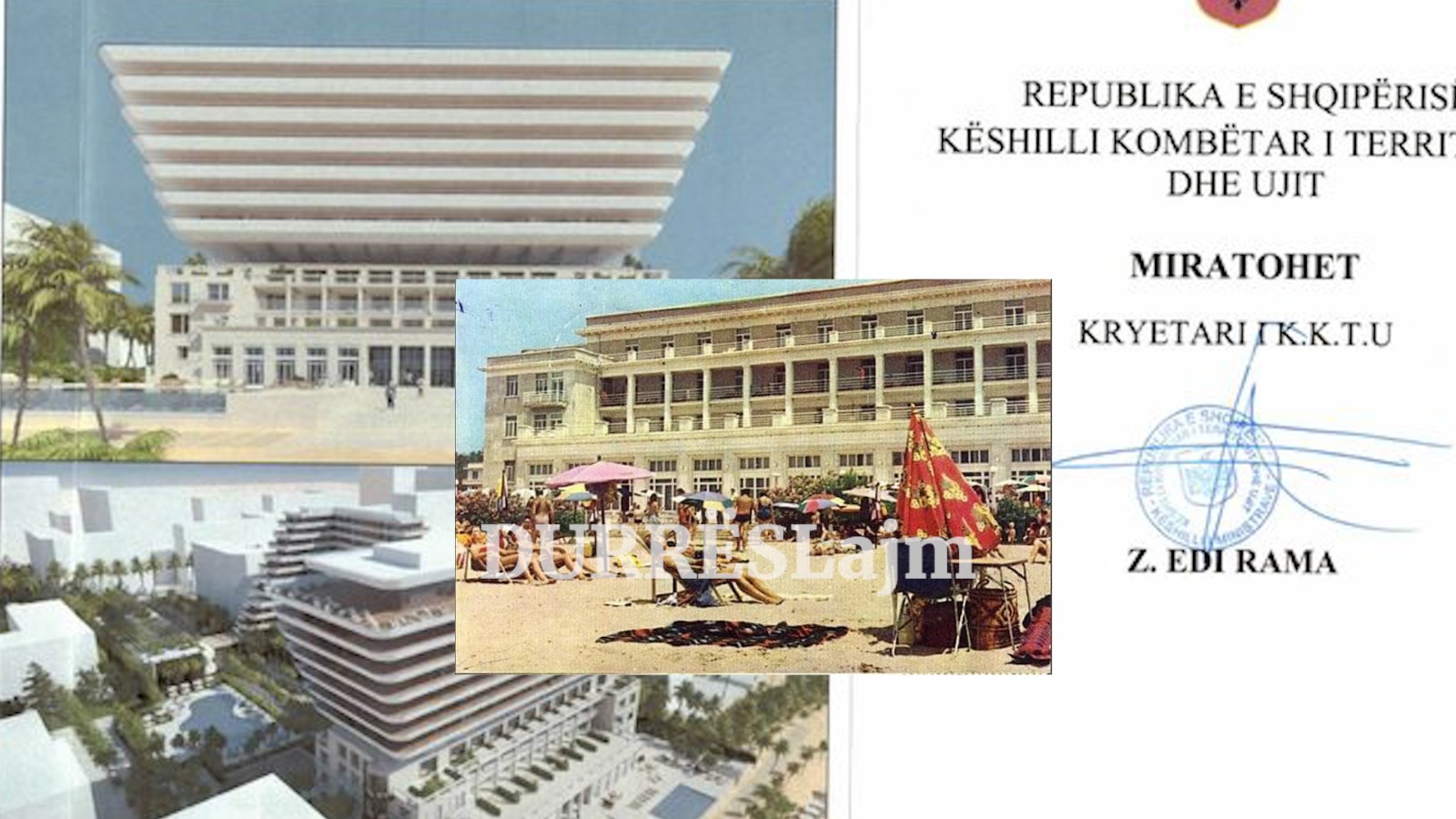 Durrës, hotel &#8220;Adriatik&#8221; do të shembet për t&#8217;i lënë vendin një godine 12 katëshe (VIDEO)