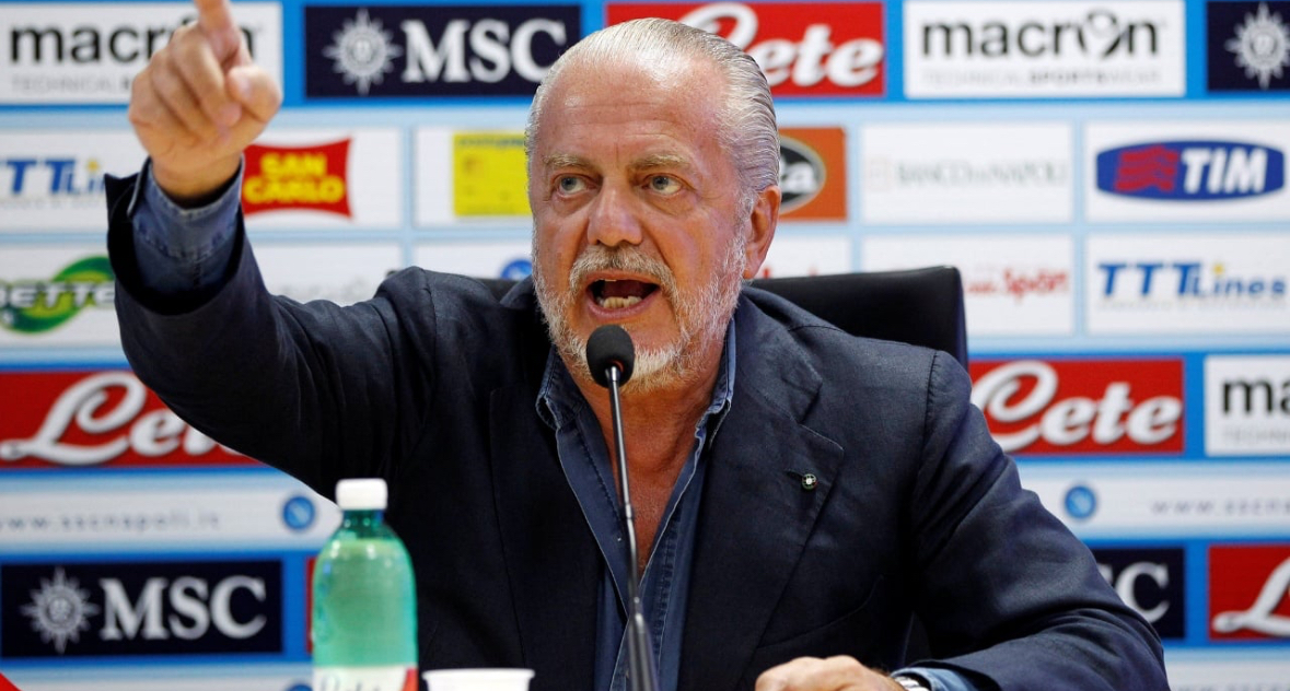 Shpërthen presidenti i Napolit, De Laurentis: Stadiumi Maradona është kthyer në tualet, futbollin do ta marrë Mafia