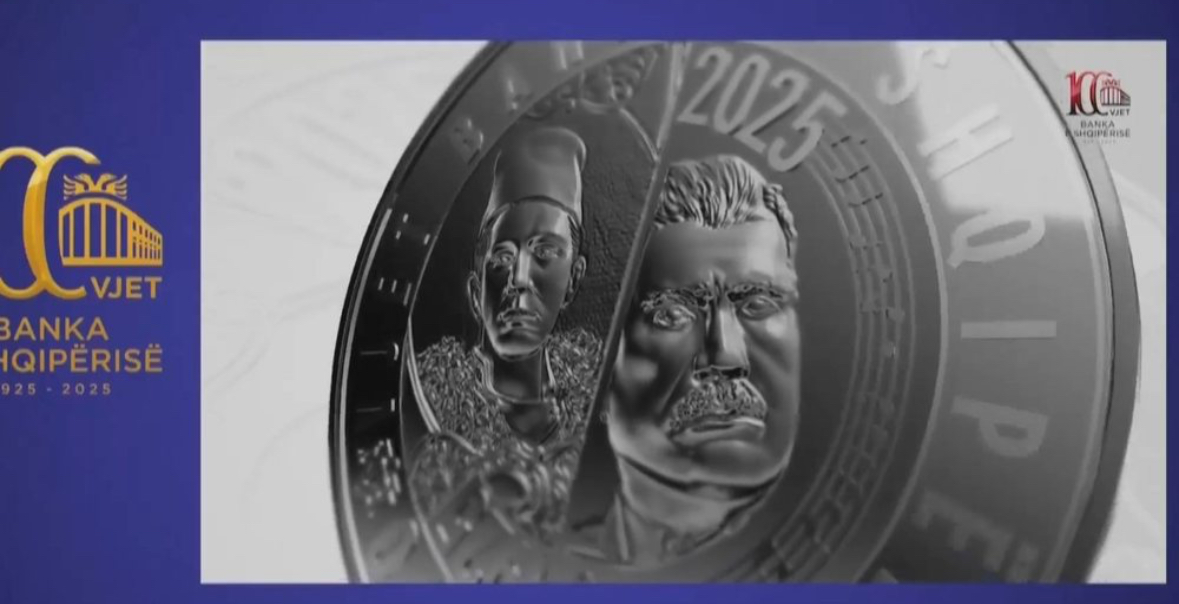 Banka e Shqipërisë prezanton monedhën e 100-vjetorit, nderon figurat historike