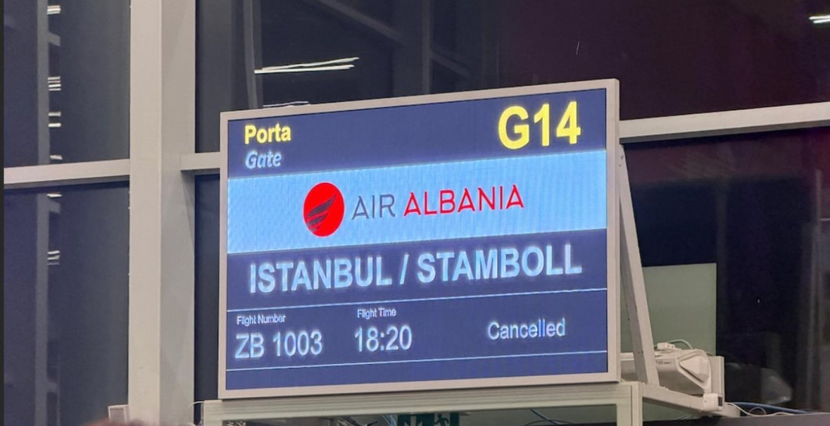“Air Albania” anulon fluturimin, kombëtarja kuqezi rrezikon ndeshjet e planifikuara ndaj Turqisë 