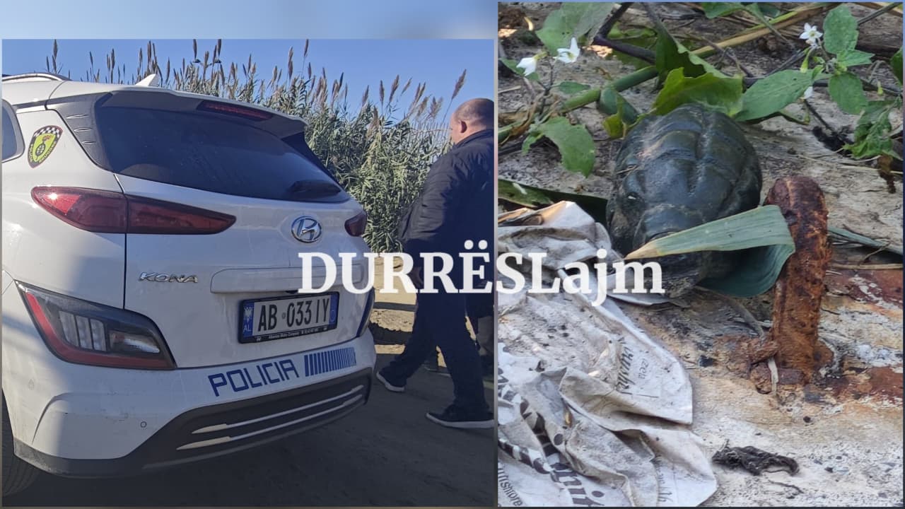 Gjendet një bombë pranë murit rrethues të portit të Durrësit (VIDEO)