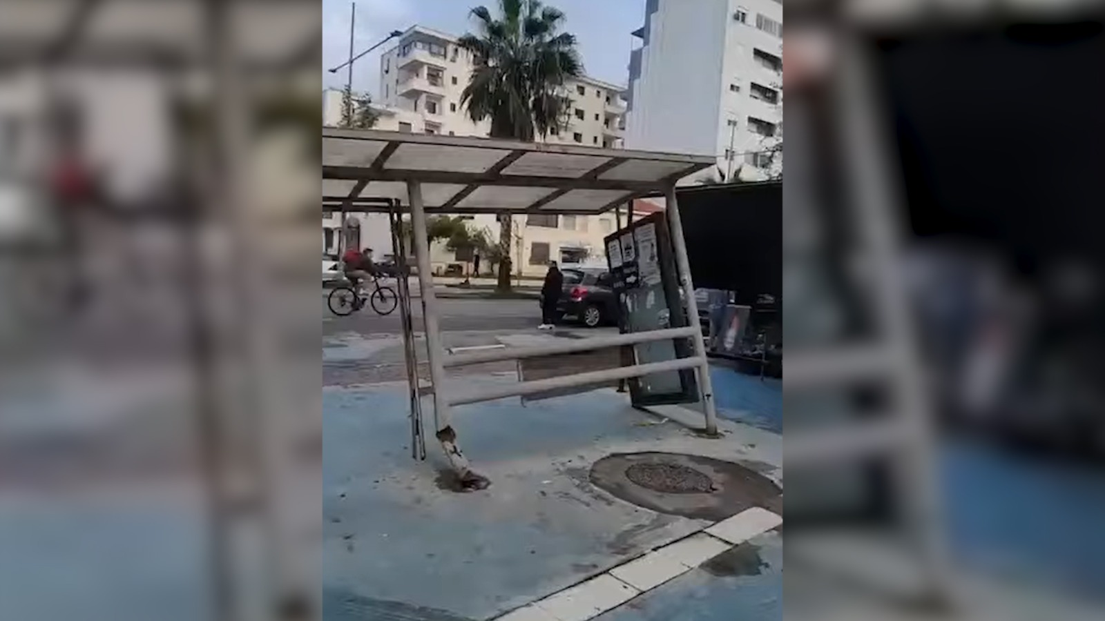 VIDEO/ Qytetari denoncon: Vendqëndrimi i stacionit të autobusit në Durrës drejt shembjes, rrezik për kalimtarët