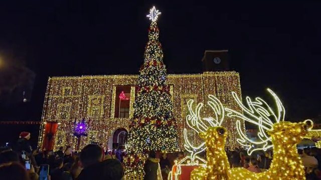 Durrësi ndez dritat festive (VIDEO)