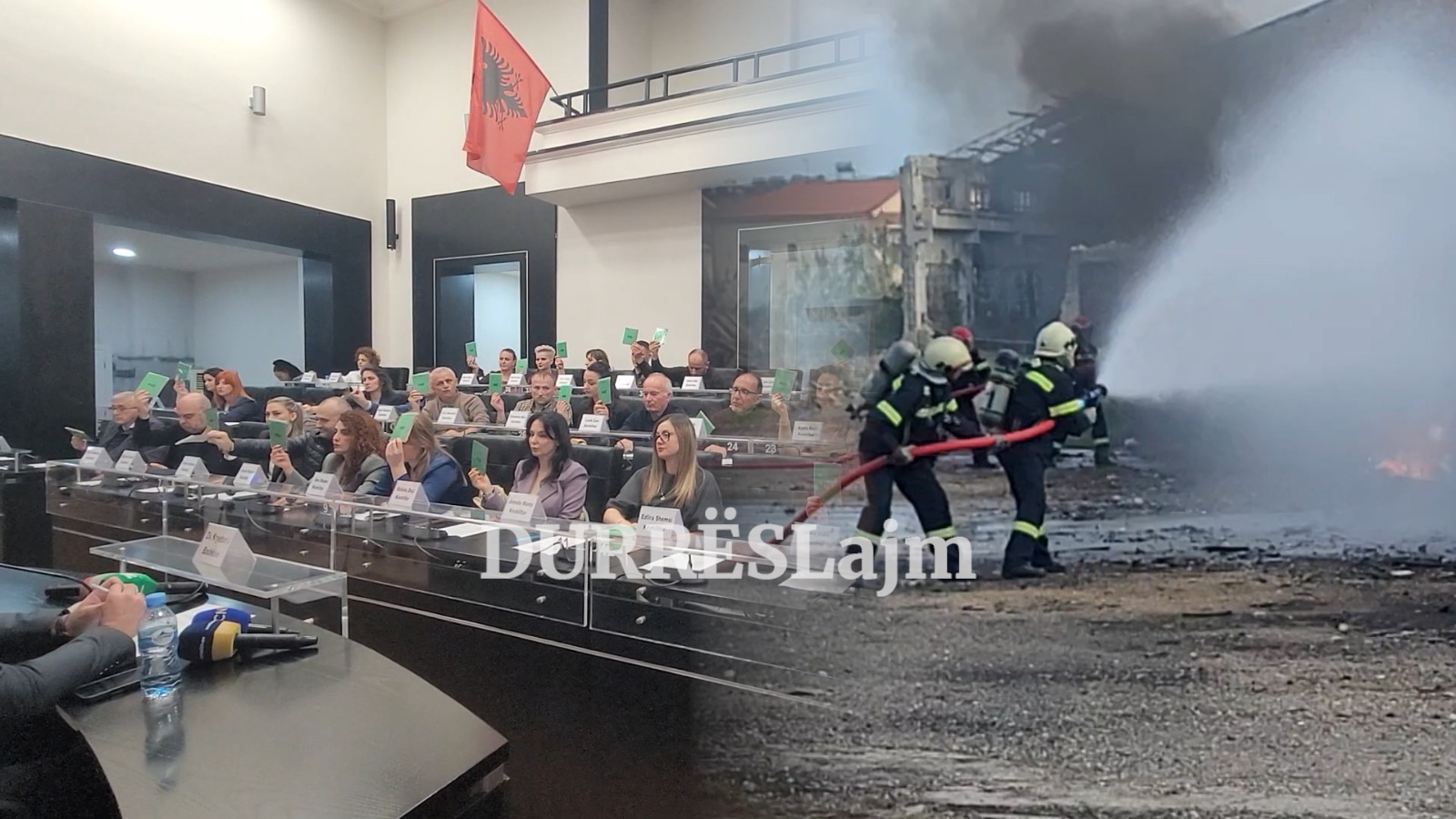 Miratohen me vota unanime 3 pikat e rendit të ditës së mbledhjes së KB Durrës, 5 mln lekë shkojnë për zjarrfikësit (VIDEO)