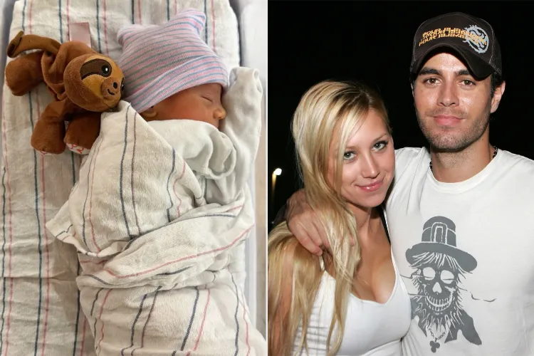 Enrique Iglesias dhe Anna Kournikova mirëpresin bebin nr. 4