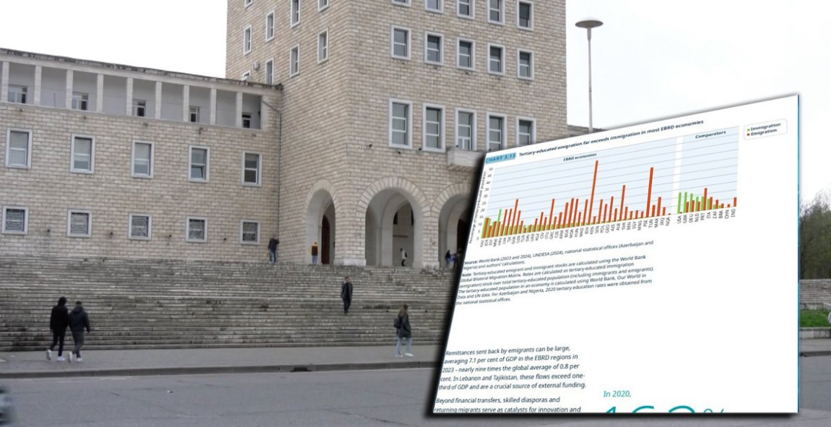 Të dhënat e BERZH: 1 në 4 të arsimuar shqiptarë ka emigruar